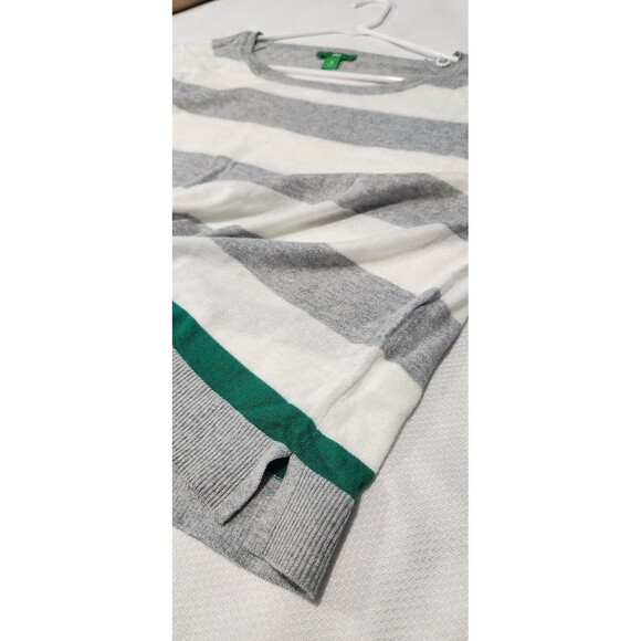 Long sleeve Top For Women Size Medium Lightweight Striped  B7 - Picture 6 of 9